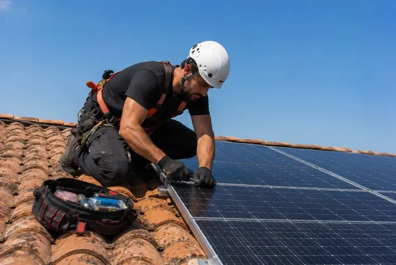 Maintenance et monitoring de panneaux solaires à Hostun