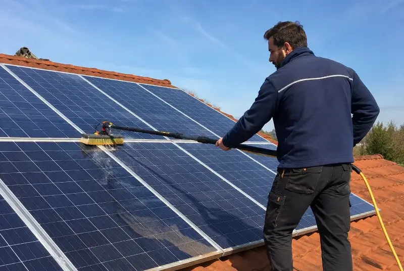 Nettoyage et entretien de panneaux solaires à Hostun